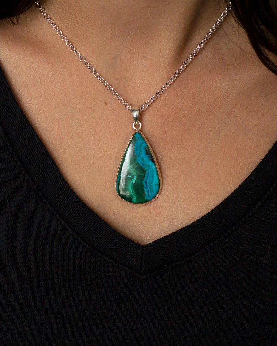 Chrysocolla Malachite Necklace