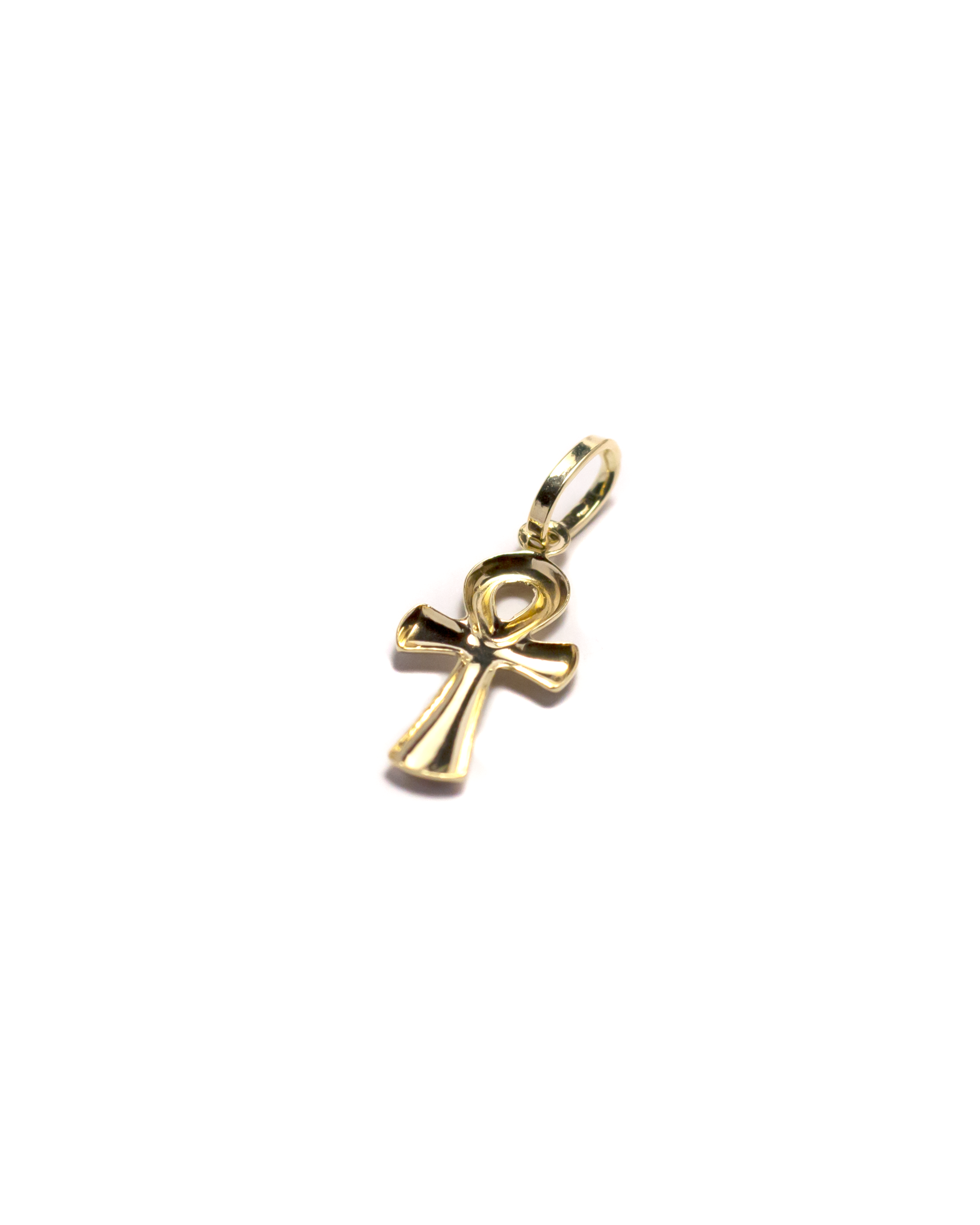 solid gold ankh cross