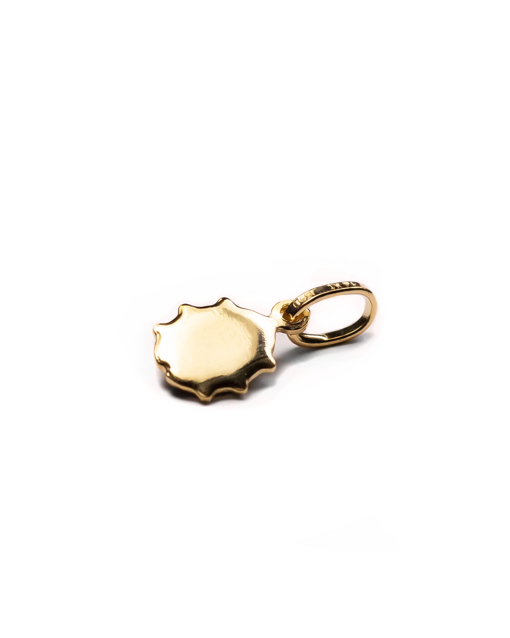 Ladybug Pendant - 14K Gold