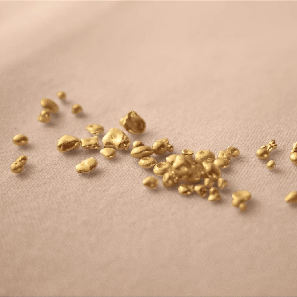 Image of gold nuggets used to make jewellery