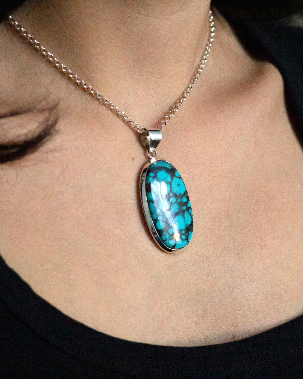 Spider Turquoise Necklace 1