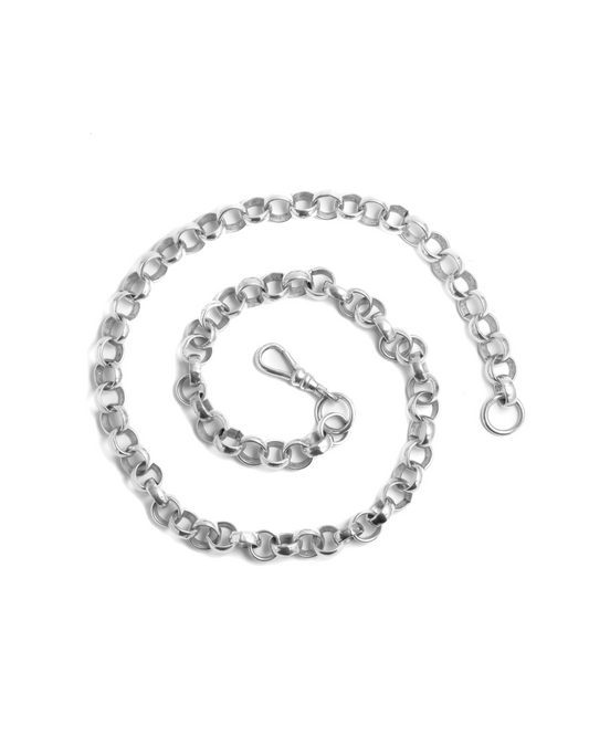 Vintage Rollo Chain Choker in Sterling Silver