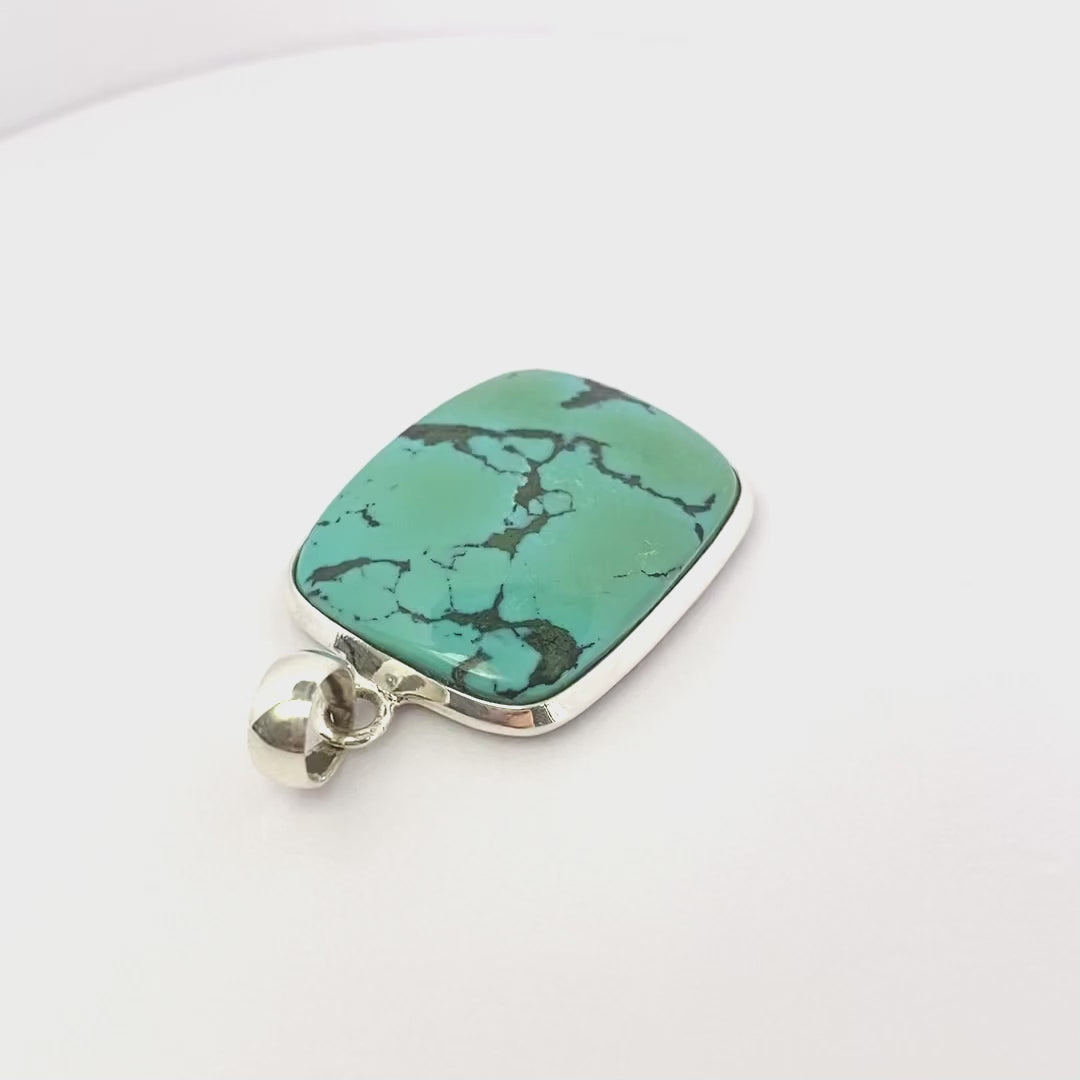 Turquoise Necklace - 925 Silver